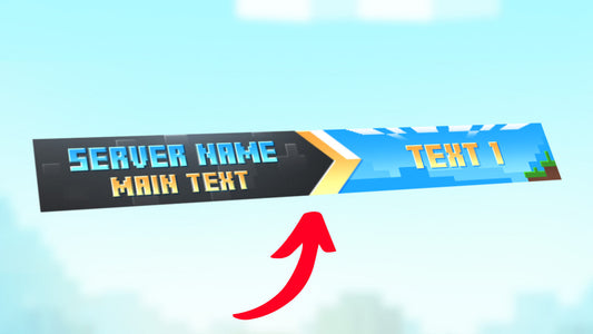 How to make a Minecraft server banner