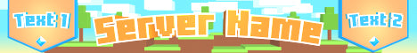 Blue Sky - Minecraft Server Banner