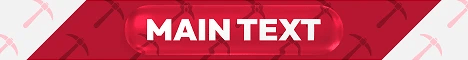 Glasscraft Minecraft Server Banner Red