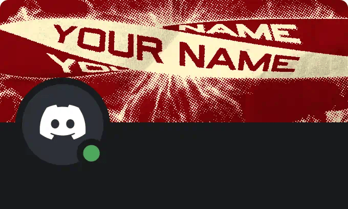 Twisty Discord Nitro Profile Banner Red
