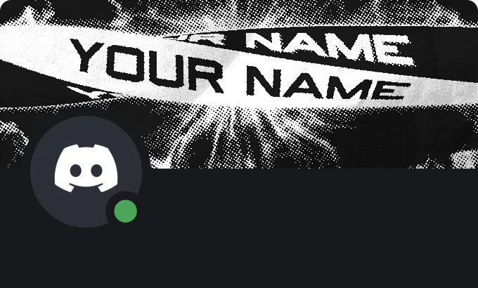 Twisty Discord Profile Banner Black