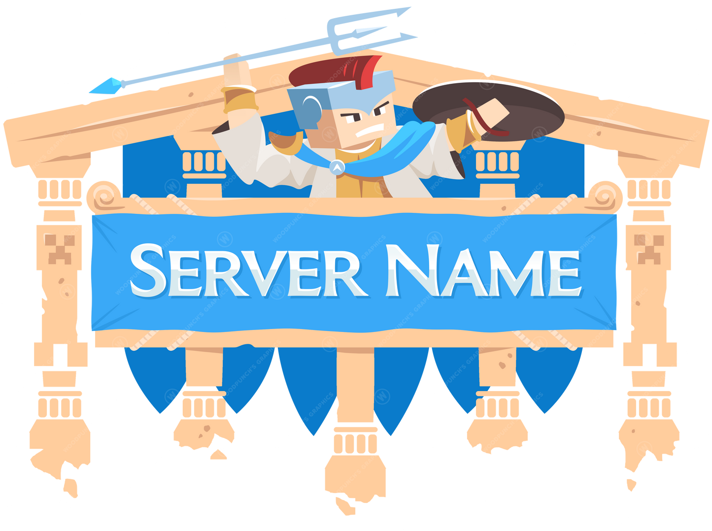 Warrior - Minecraft Server Logo