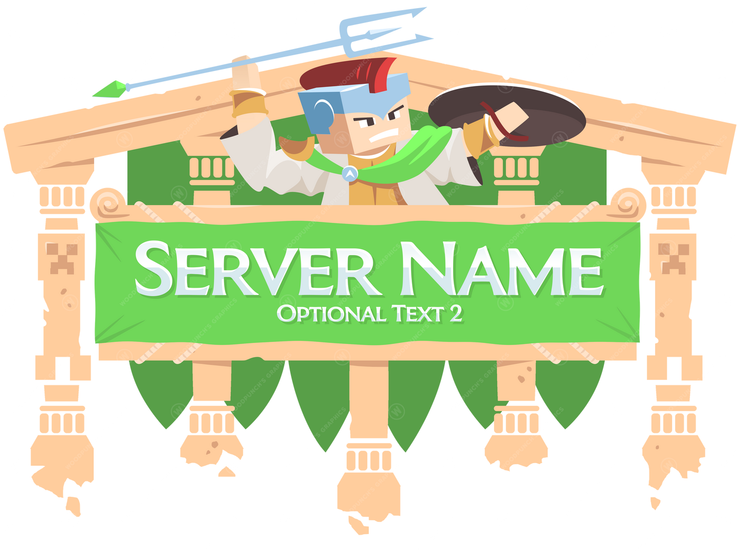 Warrior - Minecraft Server Logo