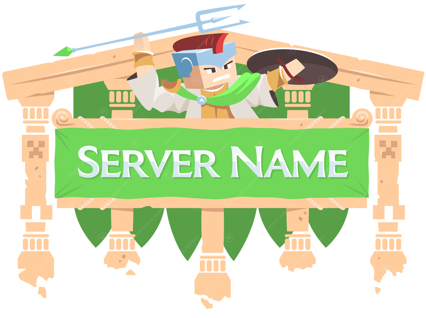 Warrior - Minecraft Server Logo