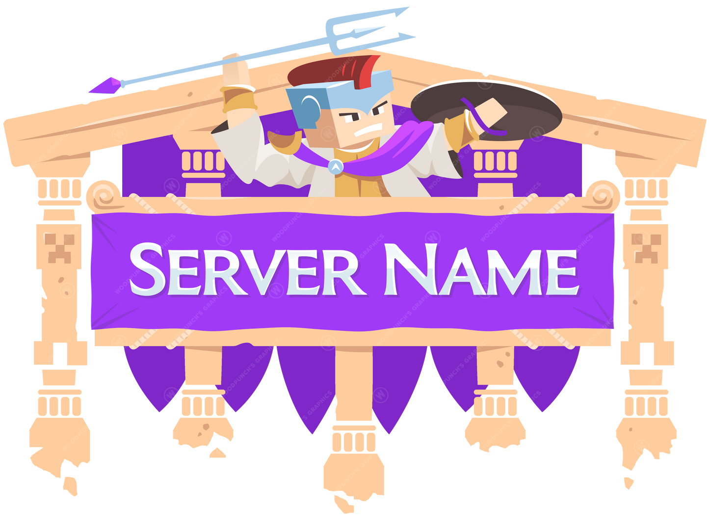 Warrior - Minecraft Server Logo