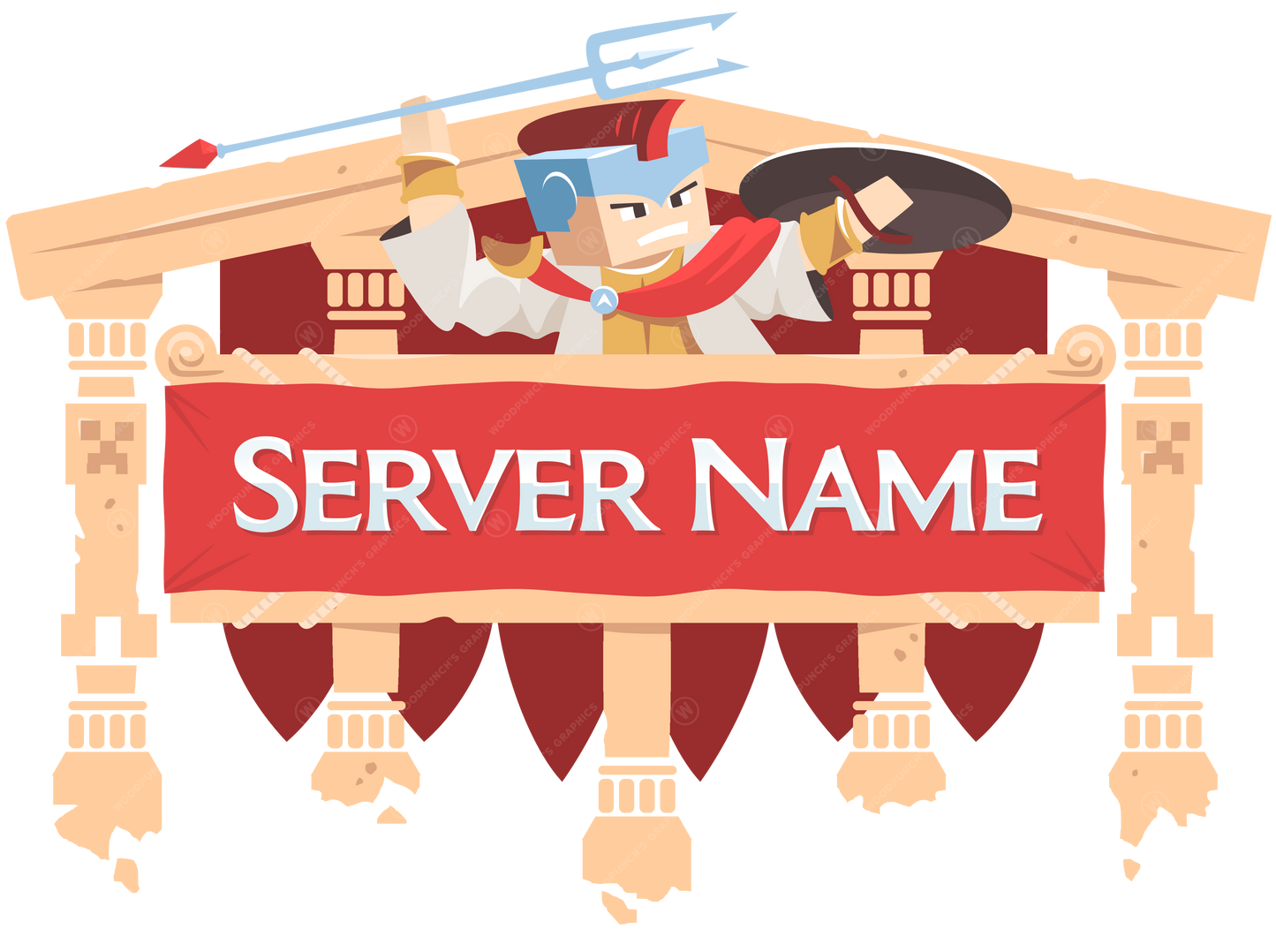 Warrior - Minecraft Server Logo