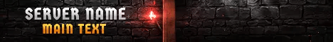 Banner de servidor de Minecraft RPG
