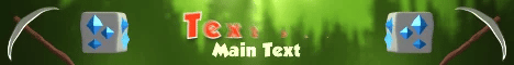 Gem Miner - Minecraft Server Banner