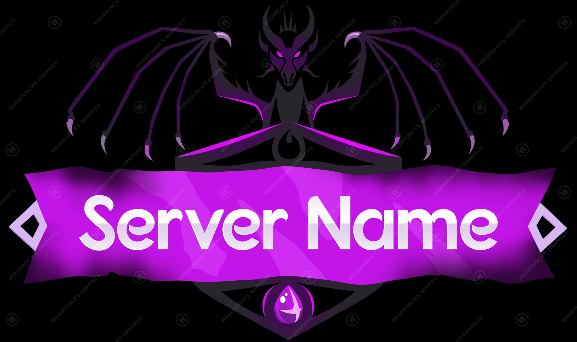 Ender Dragon - Minecraft Server Logo