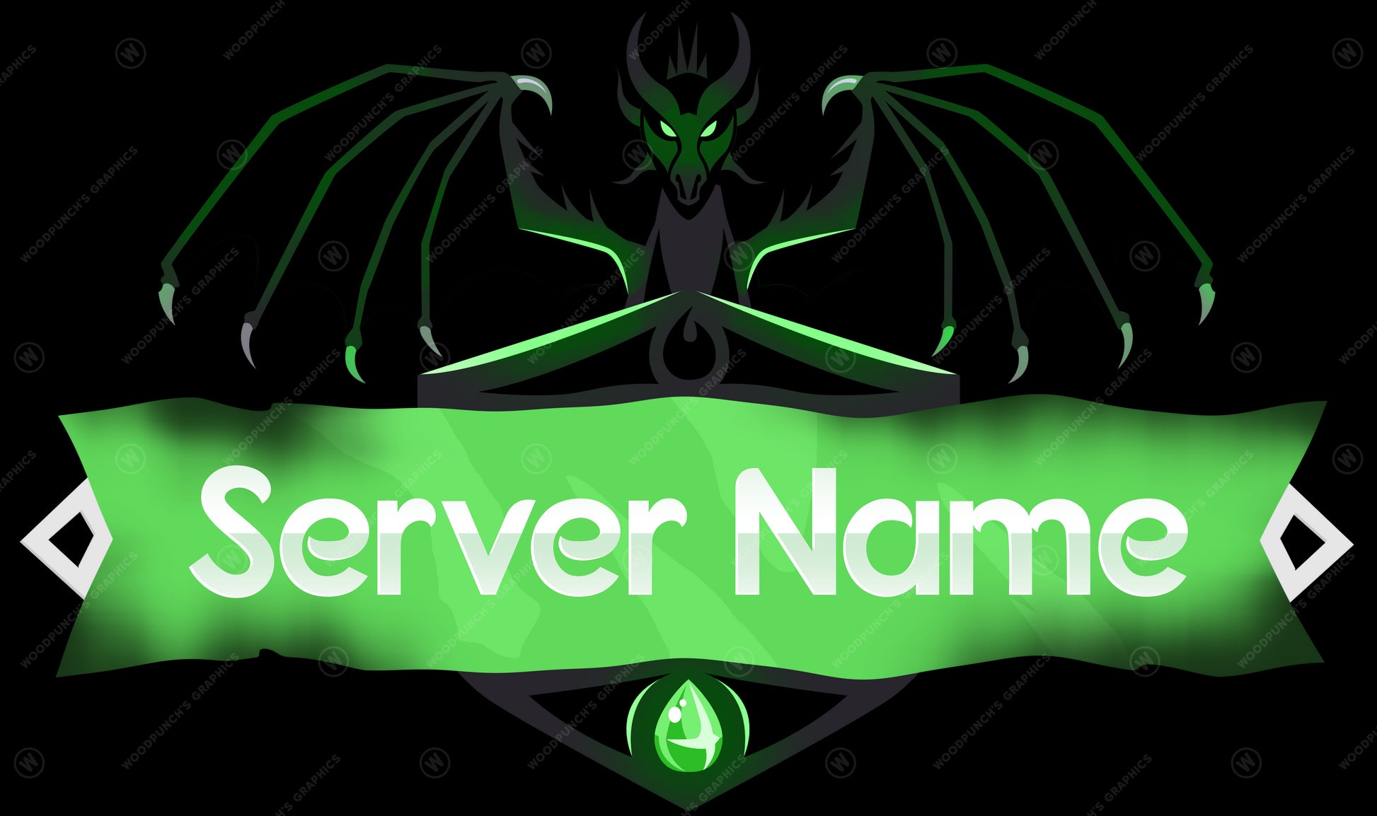 Ender Dragon - Minecraft Server Logo