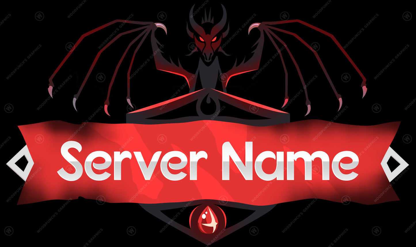 Ender Dragon - Minecraft Server Logo