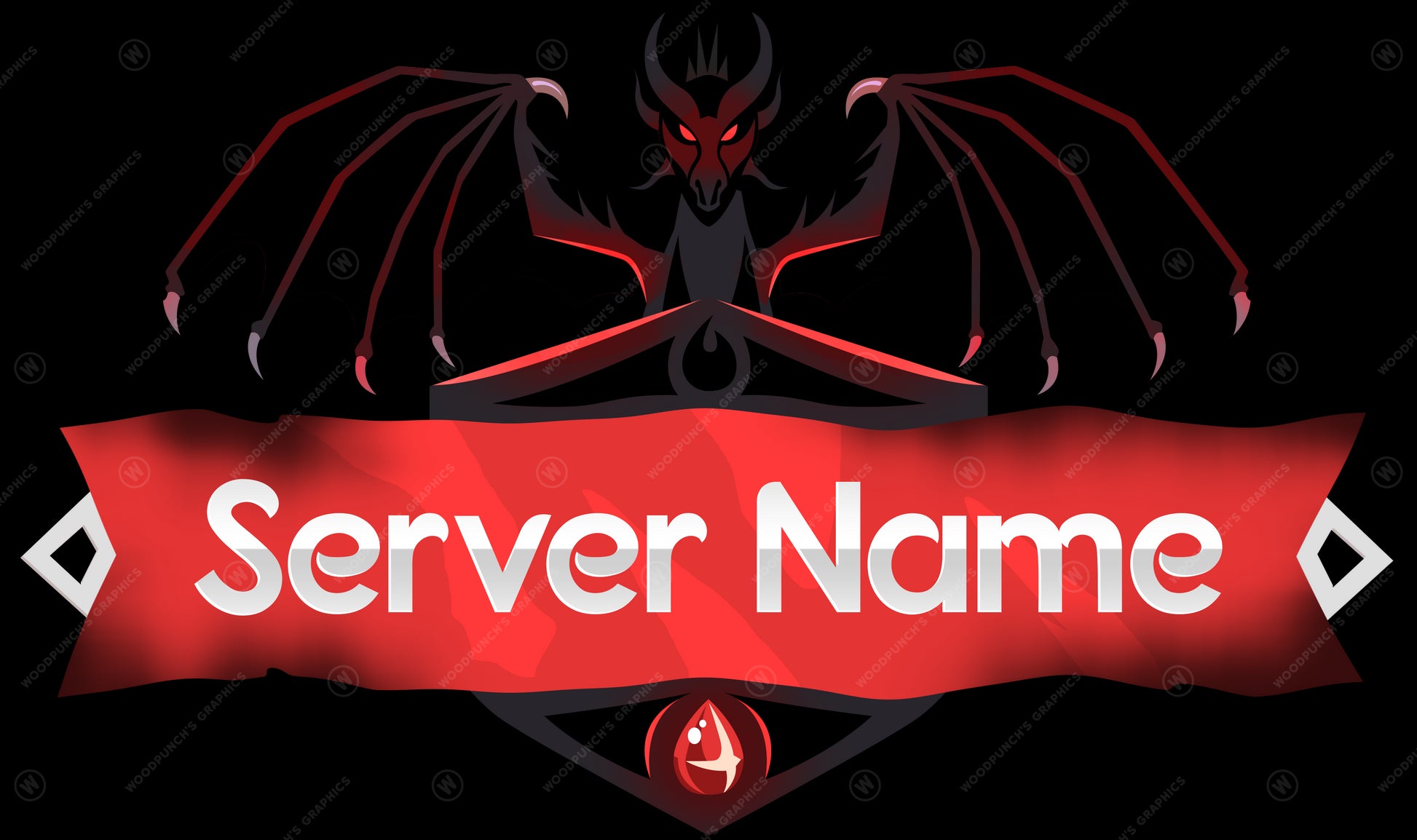 Ender Dragon - Minecraft Server Logo