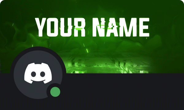 Glitch Discord Profile Banner Green