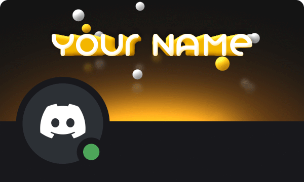 Kinetic Discord Profile Banner Yellow
