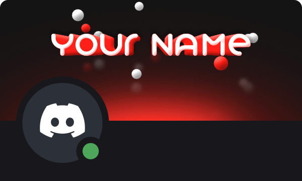 Kinetic Discord Profile Banner Red