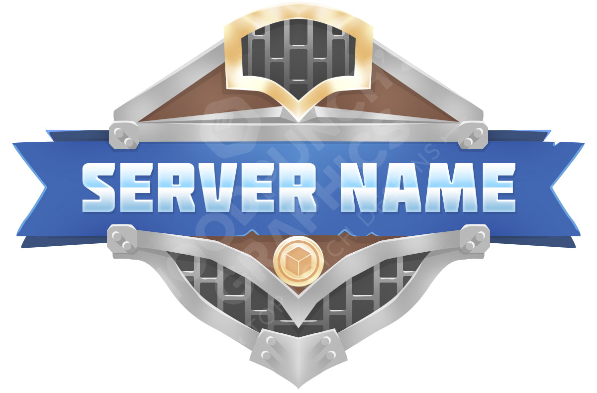 Gleaming - Minecraft Server Logo PSD – Woodpunch's Graphics Shop