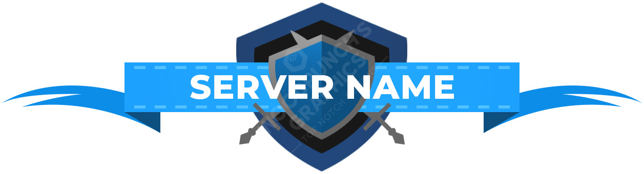 Steel Shield - Minecraft Server Logo Template – Woodpunch's