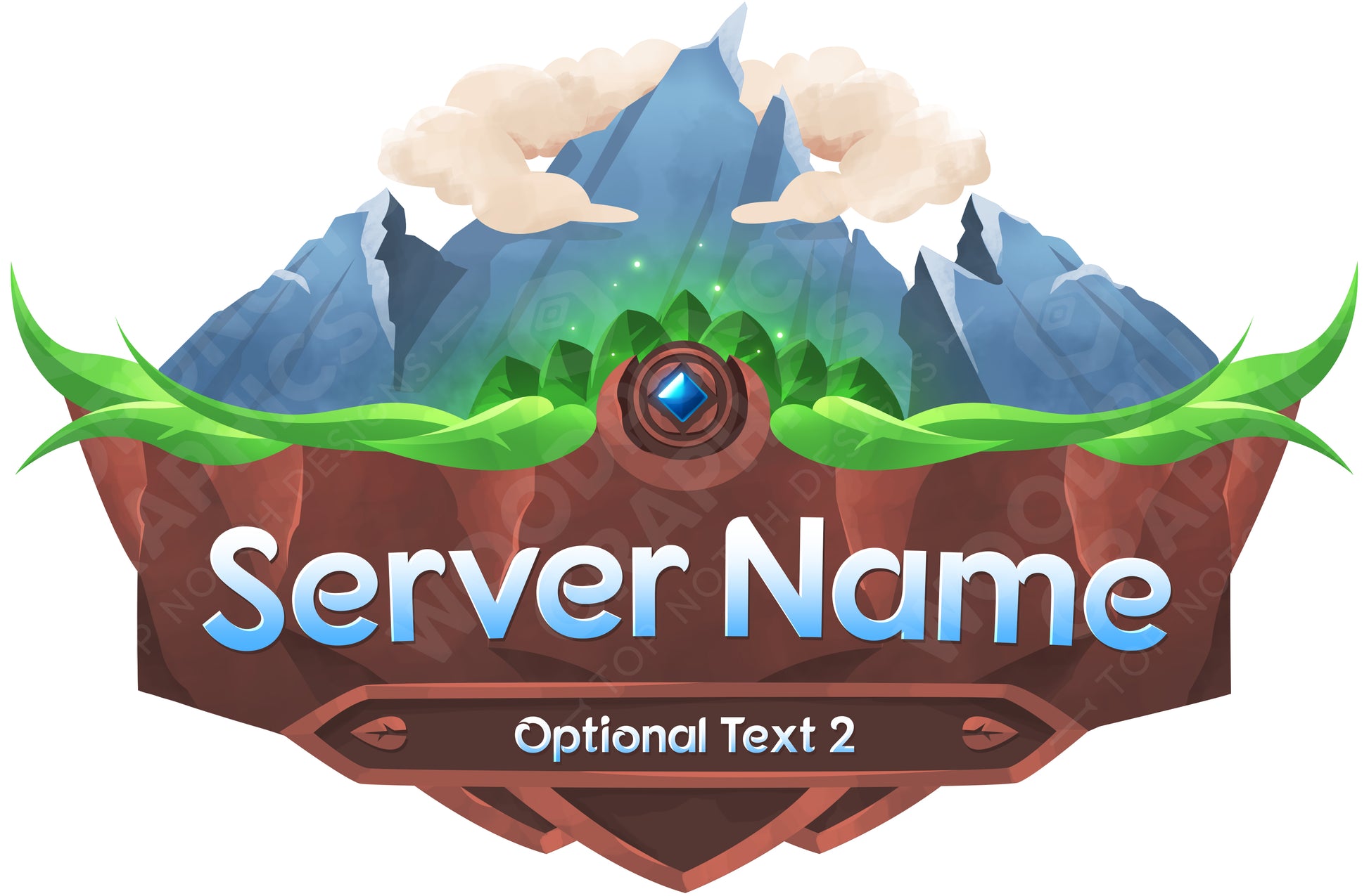 Mountain Minecraft Server Logo