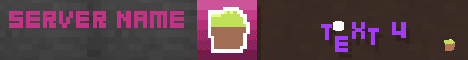 Pixel - Minecraft Server Banner