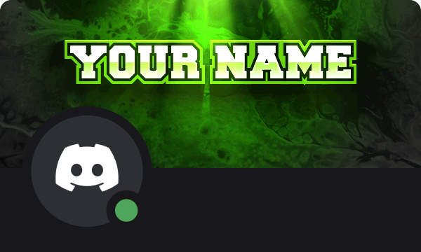 Tenacious Discord Profile Banner Green