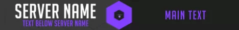 Hyped - Minecraft Server Banner