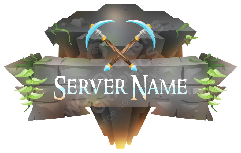 Diamonds - Minecraft Server Logo – Woodpunch's Graphics Shop