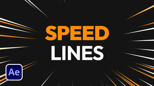 Speed lines after effects tutorial