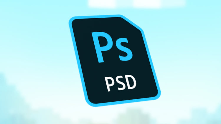 Photoshop file PSD icon