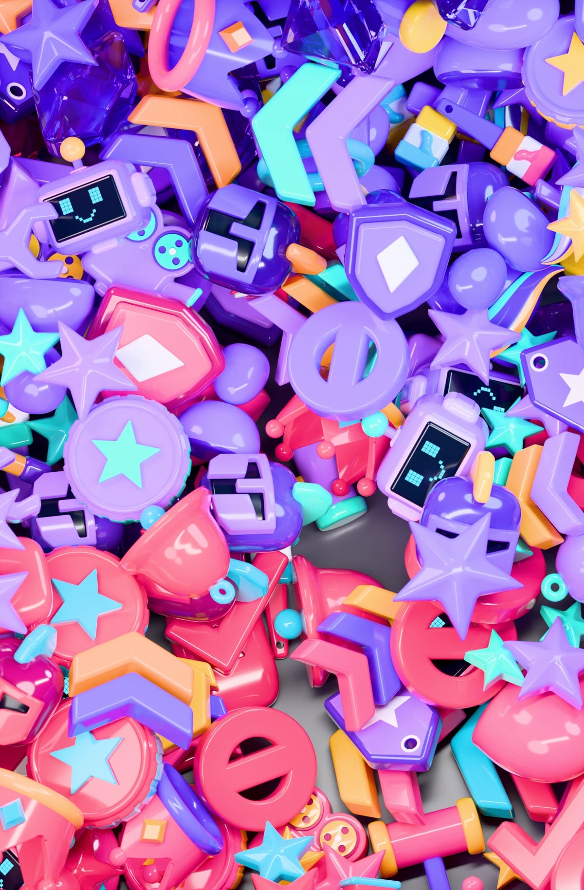 Candy Discord role icons — mixed icon pile
