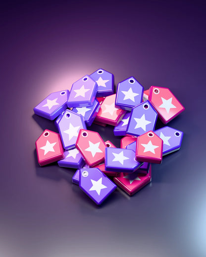 Candy Discord role icons — tag color pile