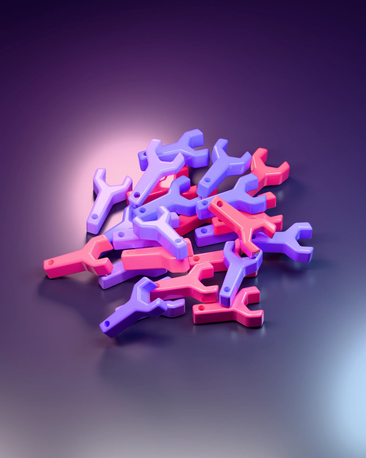 Candy Discord role icons — wrench color pile