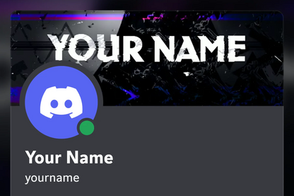 Archive Discord profile banner, animated, shown on a Discord profile