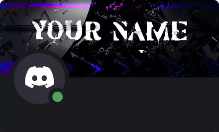 Black Discord Profile Banner — primary gallery design