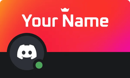 Discord Profile Banner Orange — primary gallery design