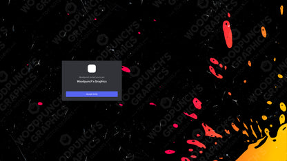 Discord invite background red