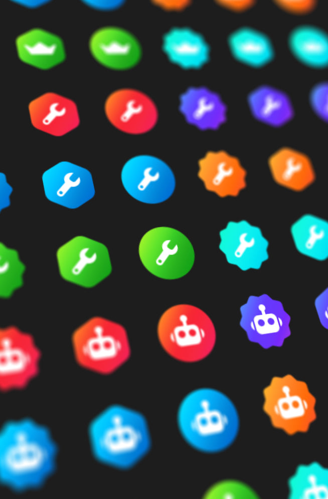 Discord role icons close-up