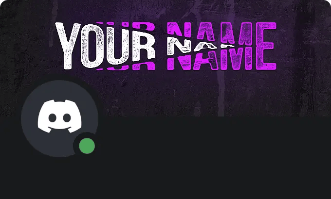 Animated Split Discord profile banner preview