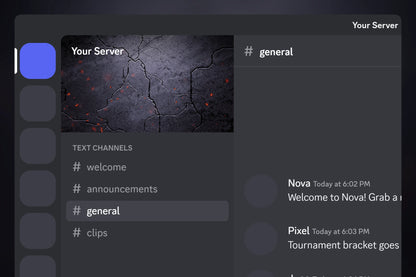 Ember Discord server banner, shown in a Discord server