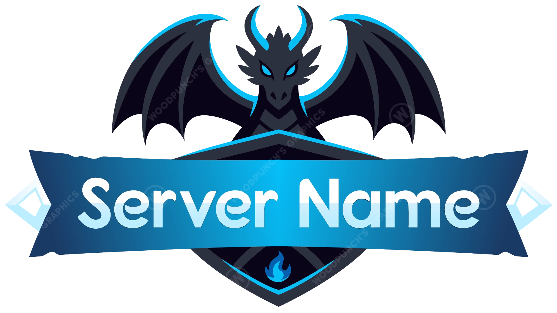 Ender Dragon - Minecraft Server Logo