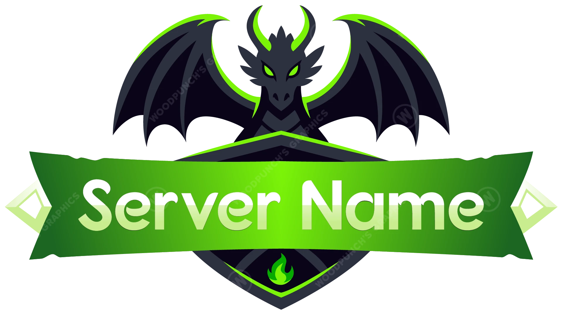 Ender Dragon - Minecraft Server Logo
