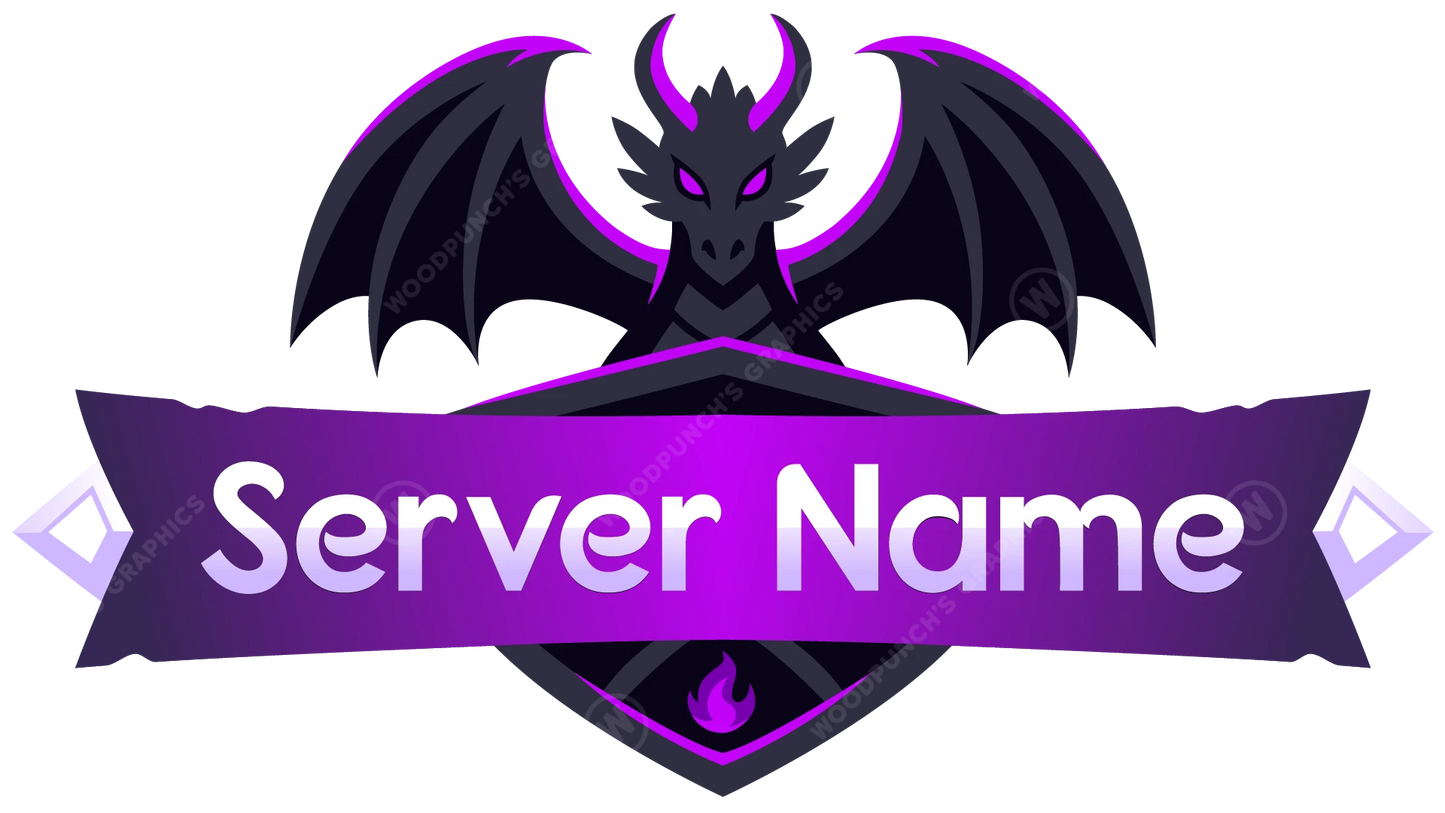 Ender Dragon - Minecraft Server Logo