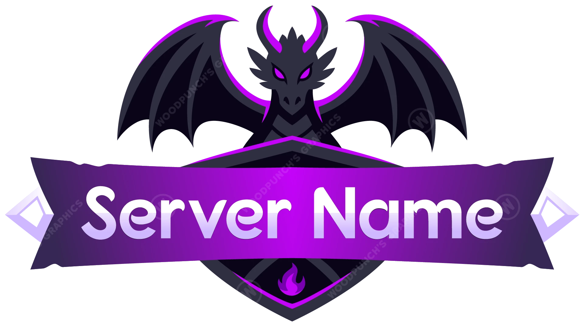Ender Dragon - Minecraft Server Logo