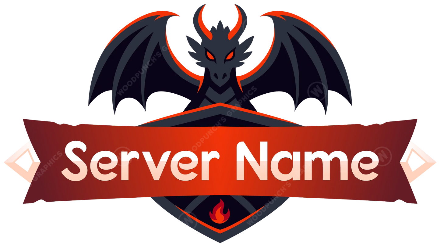 Ender Dragon - Minecraft Server Logo