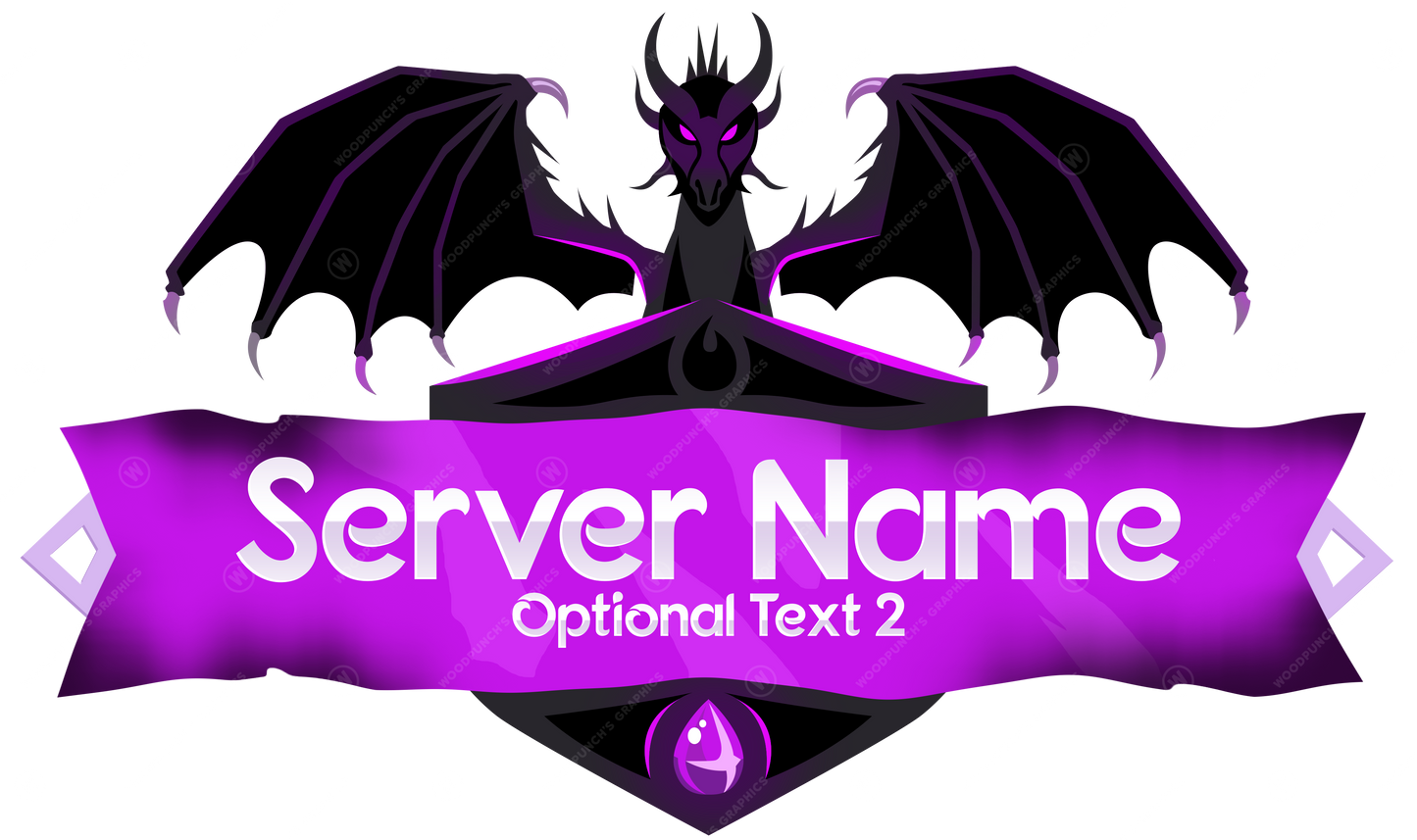 Ender Dragon - Minecraft Server Logo