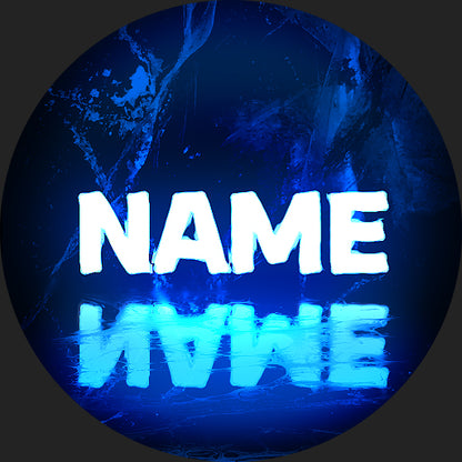 Firestorm Discord PFP Template Blue