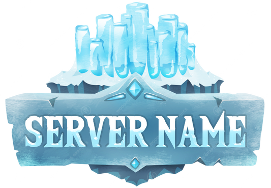 Frozen Minecraft Server Logo