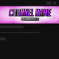Gaming YouTube Banner Purple