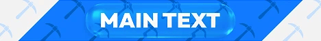 Glasscraft Minecraft Server Banner Blue