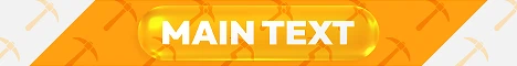 Animated Glasscraft Minecraft Server Banner Gold