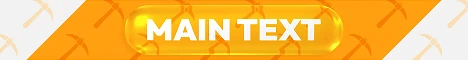 banner para servidor de Minecraft Glasscraft dorado